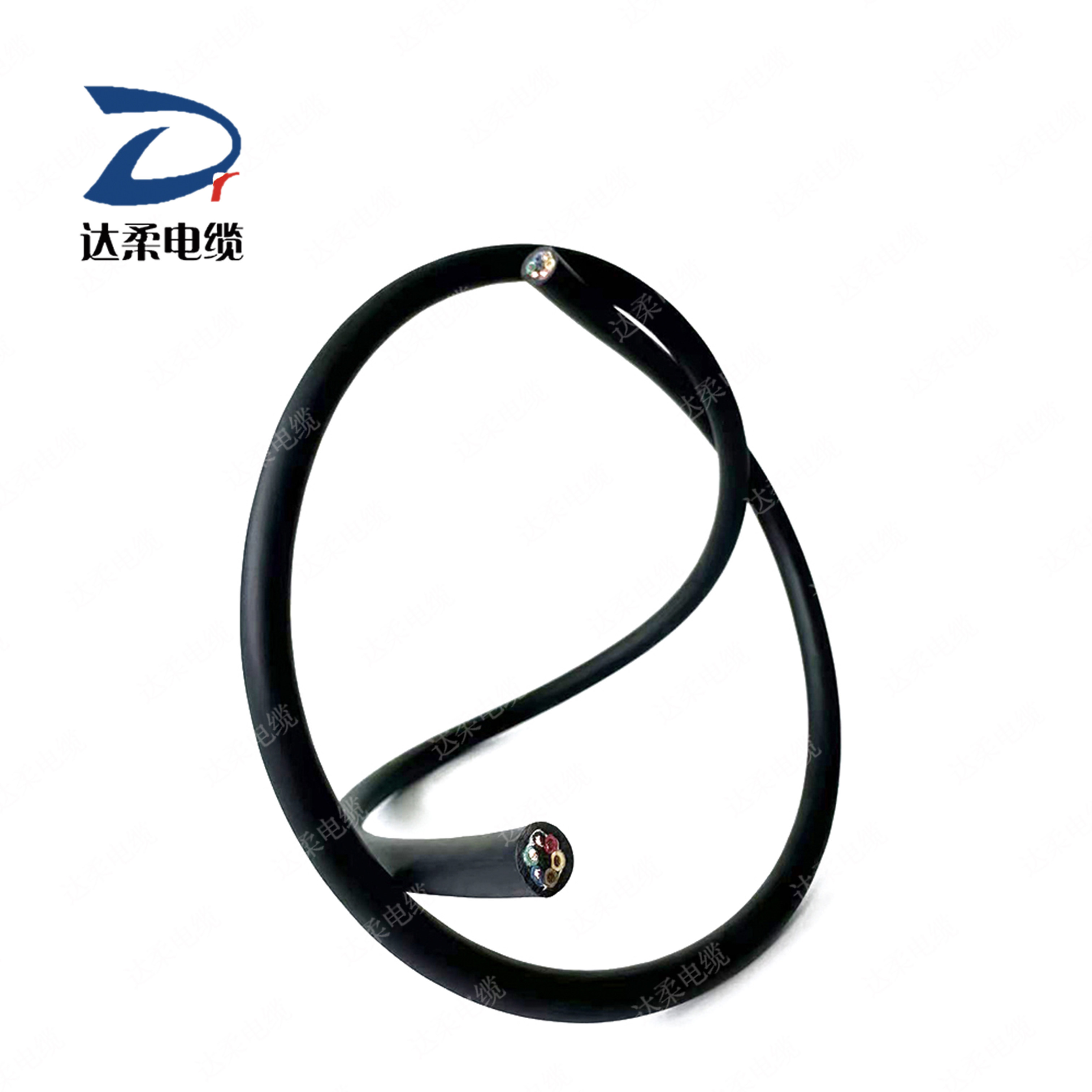 Flexible drag chain cable